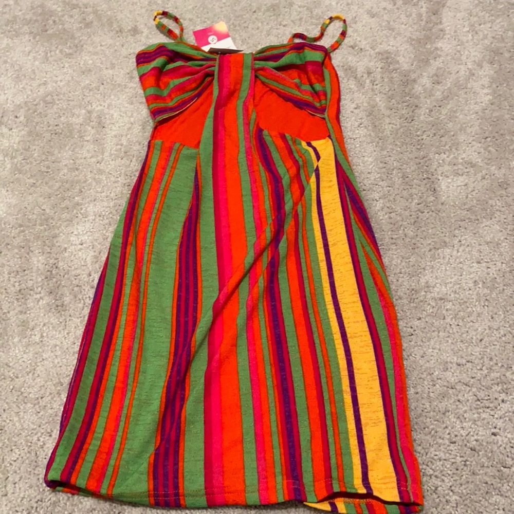 Multi-Colored Small Size Dress